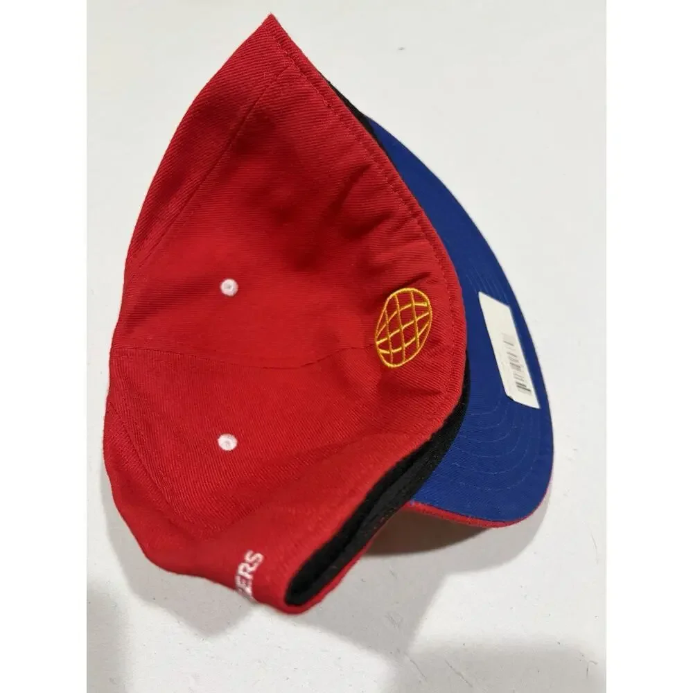 Headgear Classics Captain Planet Hat Fitted Flat Brim Men's Size 8 Red New